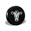 Reserveband Cover Portret van een koeien gezicht reservewiel Band Band Cover Opbergtas Soft Case Protector Universele…