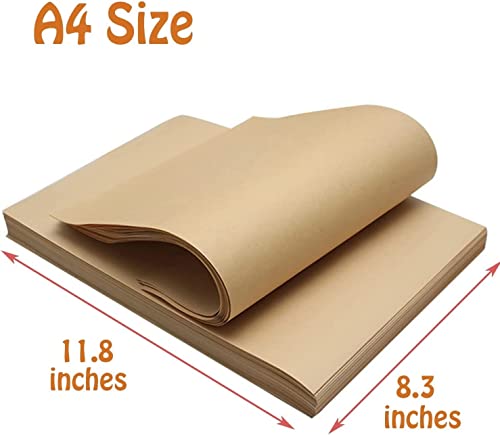 Image of Amazon Brand - Umi 200 GSM A4 Kraft /Craft Paper Sheets for DIY Craft Brown Color Photo Sheet - Pack of 20
