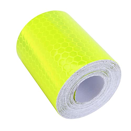 FTVOGUE Fluorescencja czyste bezpieczeństwo odblaskowa samochodowa naklejka ścienna taśma ostrzegawcza rolka 300 cm