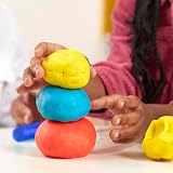 Kolorowa superkolekcja ciastoliny Play-Doh, zestaw 65 małych tub po 28 g nietoksycznej masy plastycznej, zawiera różne rodzaje ciastoliny: szafirową, błyszczącą, konfetti