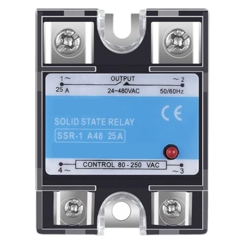Relais statique SSR 25AA AC control AC 48-480V pour industrie