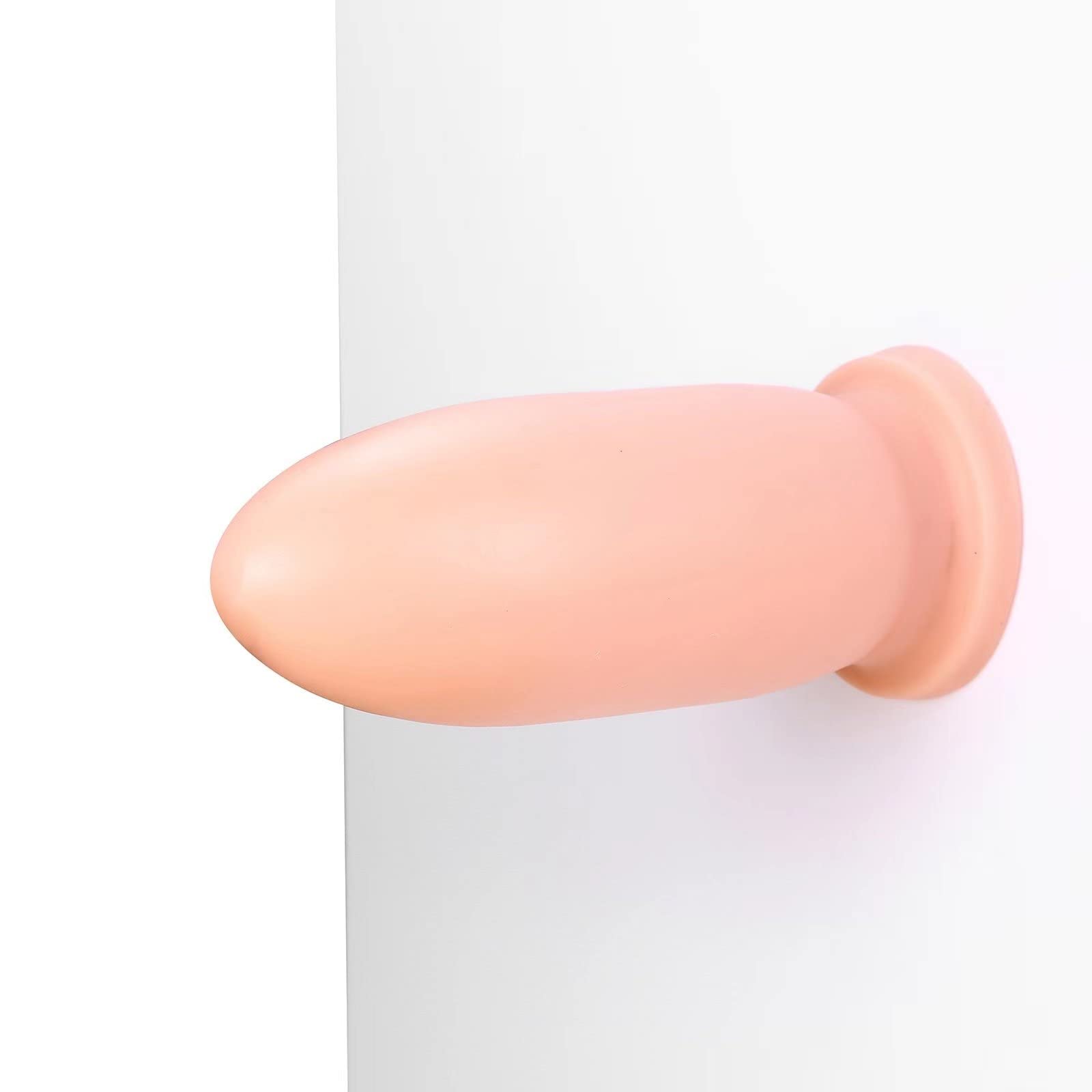 SUMME XXL plug anale per principianti donna piccolo anale in silicone liquido super morbido con scanalatura, butt plug giocattolo sessuale per principianti e utenti avanzati(Fleischfarbe)