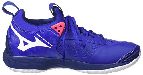 Mizuno Unisex Volleyball Shoe, Reflexbluec Wht Diva Pink, 12 Us Men #TOP5