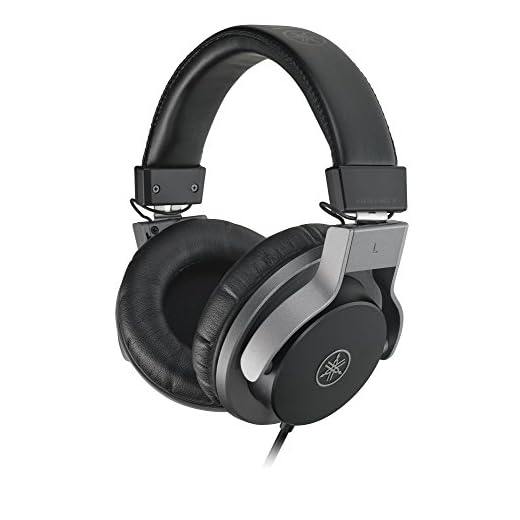 Yamaha HPH-MT7 Cuffie da Studio Over Ear - Cuffie Monitor Professionali, Pieghevoli, con Cavo da 3 m e Jack Adattatore Stereo Standard da 6,3 mm - Nero