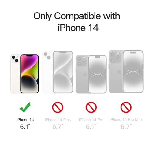 Image of JETech Magnetic Matte Case for iPhone 14, Starlight