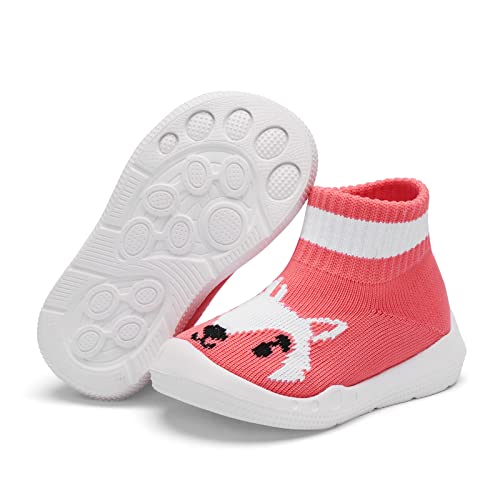 Baby Boy Girls Animal Non-Skid Indoor Slipper Infants Breathable Elastic Socks Shoes With Memory Insole Protect Toes Panda Tiger Fox #TOP2