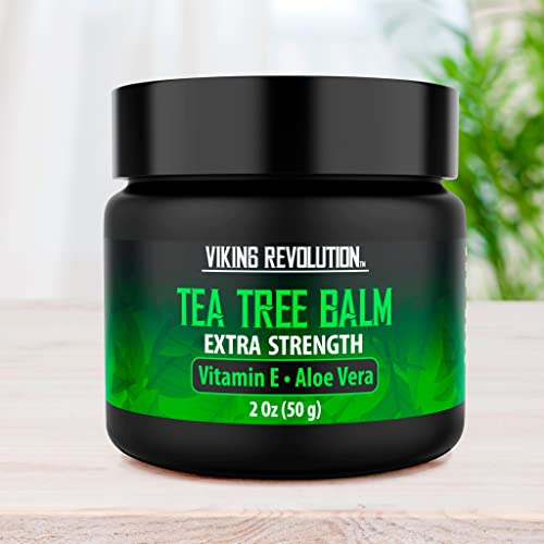 Viking Revolution Tea Tree Oil Cream- Super Balm Athletes Foot Cream- Perfect Treatment For Eczema, Jock Itch, Ringworm, And Nail Treatment- Also Soothes Itchy, Scaly And Cracked Skin #TOP6