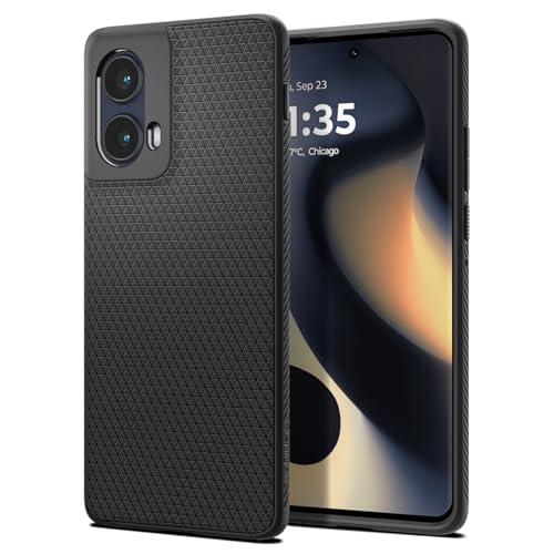 Spigen Liquid Air Designed for Motorola Edge 2024 Case - Matte Black