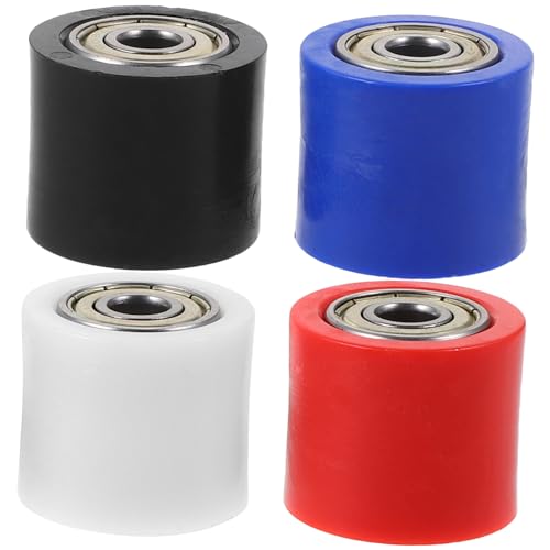 OUNONA 4 Pcs tensor de motocicleta tensor de corrente de motocicleta rolo ciclismo acessorios Peças