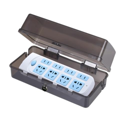 Cajas de almacenamiento para tableros de enchufes en jardines y terrazas familiares