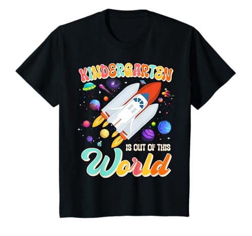 Kids Kindergarten Student Teacher Astronaut Space Back To School T-Shirt