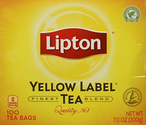 Lipton Yellow Label TeaBag, 100 Count Box