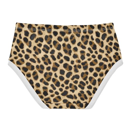 Joisal Leopard Print Black Brown Beige Girls Underwear Toddler 2t Cotton Panties Little Girl Colorful Underpants Briefs2