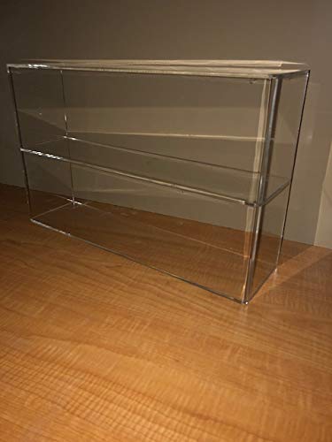 Acrylic Countertop Display Showcase 19"w x 12"h x 5"d w/1 Shelf