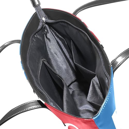 Image of Top Handle Bag for Women Vegan Leather Lady Purse Shoulder Bag