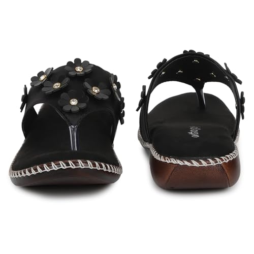 Image of ORTHO JOY doctor Fancy Footwear for women || Orthopedic Women's Fancy Slipper /Sandal For Women
