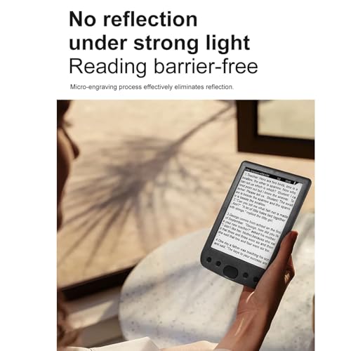 E Lettore, Lettore di Ebook Portatile da 6 Pollici, Lettore di Libri Elettronici con Cassa Protettiva, Batteria da 2500 MAh (4G)