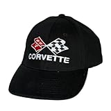 High-End Motorsports Corvette Classic Cotton Twill Black Hat Cap