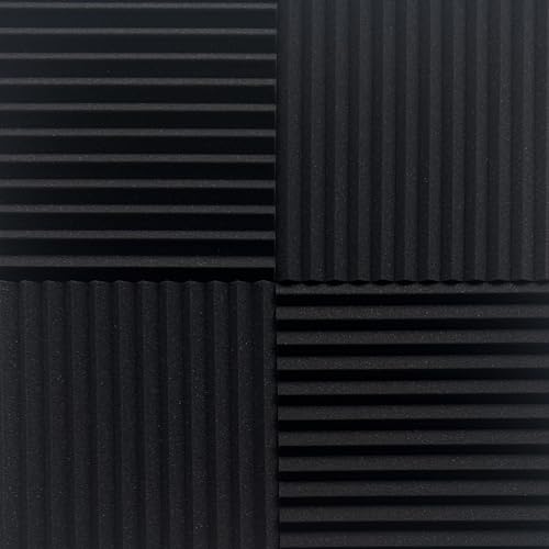 Paneles acústicos para estudio HPKL9999 12 unidades 12"X12"X1" miniatura 2
