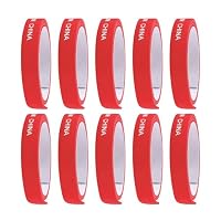 Cinta Protectora Para Bordes De Paletas De Ping Pong - Pack De 10, Colores Rojo/azul/negro, Esponja Adhesiva, 45x1 Cm