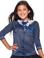 Rubie's Girl's 8994 Costume Top, Grey and Blue, 8-10 YRS UK