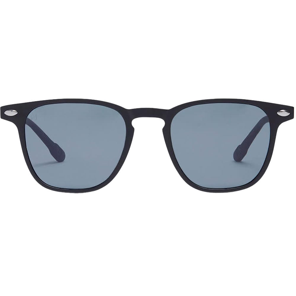 Nooz Optics Gafas de Sol Polarizadas Unisex - Elegantes y Finas - Protección 100% UV - Hombre y Mujer - Estuche Compacto - DINO - Negro