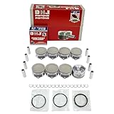 DNJ PRK4221 Piston and Ring Kit for 2009-2014 Ford E-150 E-250 F-150 4.6L V8 16V SOHC 281cid
