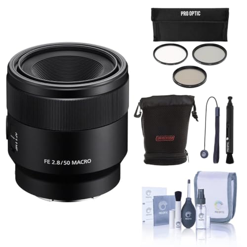 Sony FE 50mm f/2.8 �}�N�������Y Sony E�p 55mm�t�B���^�[�L�b�g �����Y�P�[�X �����Y�N���[�i�[ �N���[�j���O�L�b�g �����Y�L���b�v�e�U�[