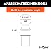 CURT 60629 30K Factory Style 2-5/16-Inch Gooseneck Ball, Fits Select Chevrolet Ford, GMC, Nissan Titan XD, Ram, Puck System Required