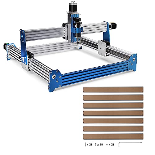 Image of Genmitsu CNC Router Machine PROVerXL 4030 XY-Axis Extension Kit and Aluminum & MDF Hybrid Spoilboard Upgraded Accessories, Expand from 4030 to 6060 (24”x 24”)