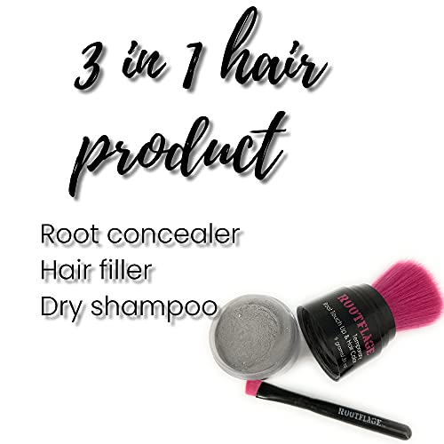 Rootflage Root Touch Up Hair Powder - Temporary Hair Color, Root Concealer, Thinning Hair Filler, Dry Shampoo- Platinum Blonde (01 Ice House) Works On Blonde Or Golden Hair #TOP1