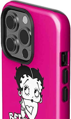 Skinit Impact Phone Case Compatible with iPhone 13 Pro - Officially Licensed Betty Boop Pink Background Design