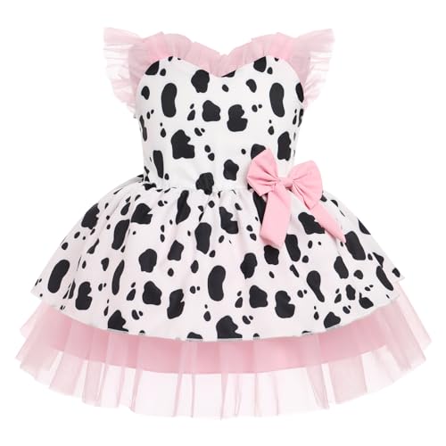IMEKIS Cow Outfits for Baby Girl: First Birthday Outfit Girl ...