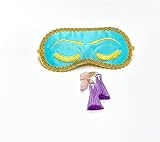 Eyelashes Sleep Mask Tassel Ear Plugs Set Womens Sleep Mask Holly Golightly Costume Mask.