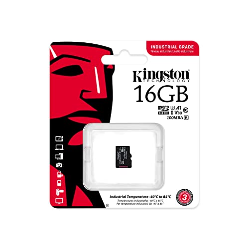 Kingston Industrial microSD - 16GB microSDHC Industrial C10 A1 pSLC Card Single Pack w/o Adapter - SDCIT2/16GBSP - Image 3