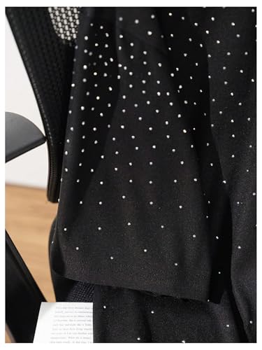 Men's Glitter Rhinestone T Shirts Crewneck Short Sleeve Casual Summer Tops Tee Shirt4