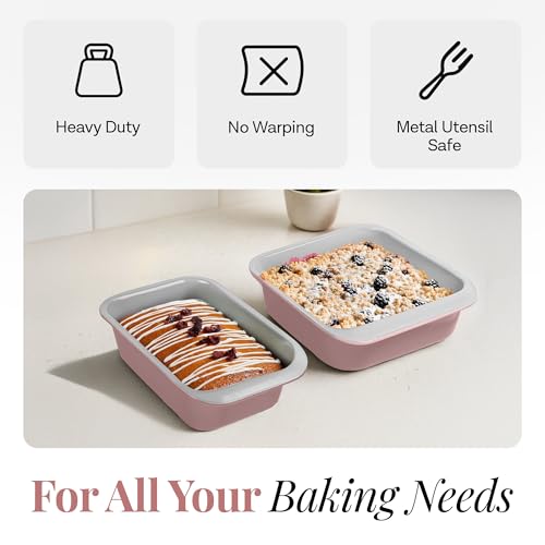 image for Gotham Steel 6 Pc Stackable Baking Pans Set, 70% Space Saving Design, 