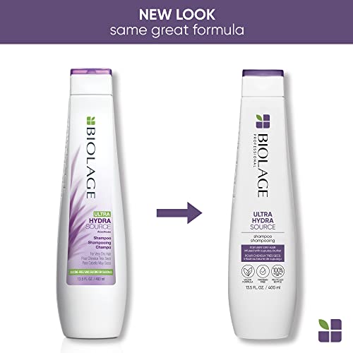 Biolage Ultra Hydra Source Shampoo | Deep Hydrating Shampoo | Moisturizes Hair To Prevent Breakage | For Very Dry Hair | Paraben & Silicone-Free | Vegan | 13.5 Fl. Oz. #TOP1