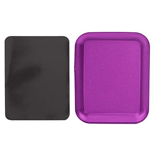 cardyven Magnetic Parts Tray, Magnet Tool Tray Parts Holder Small Parts Tray Plate Screw Storage Organizer Parts Holder Magnetic Bowl for Nuts Screw Bolts (Violet)