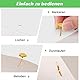 Nuyoah Musterbeutelklammern Bunt Musterklammern Mini Brads Runde Set 300Stk Rundkopfklammern Metall Flügelklammern Klein 8x18mm für Schule Büro Papier Briefklammern Basteln Handwerk DIY