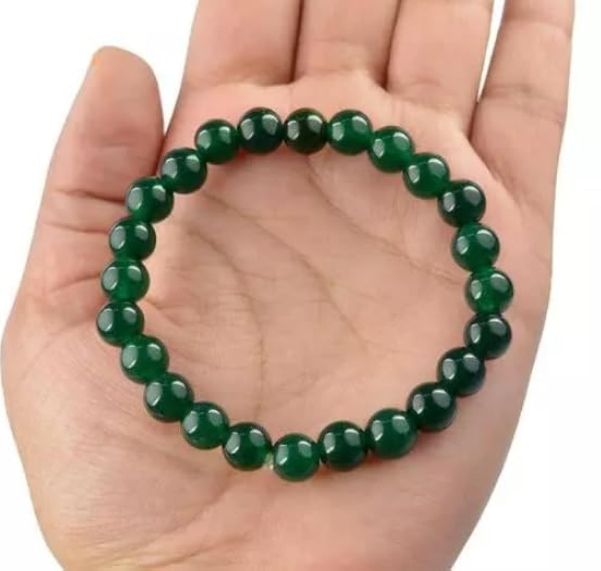 Men's Certified Panna Stone Emerald Bracelet