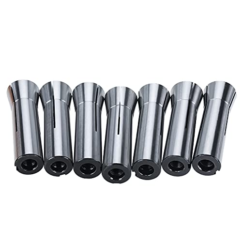 Btshub Precision R8 Collets Set 13Pc Mill Collets Set Hardened T.i.r. 0.0006" Lathe (1/8" To 7/8") Mill Chuck Holder #TOP5