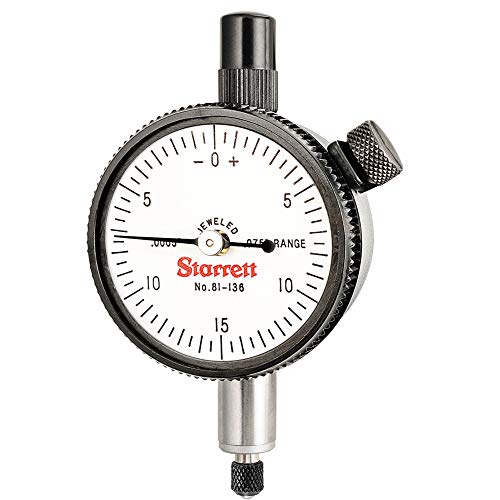 Indicador de esfera Starrett 81-136J profesional para reloj comparador de taller