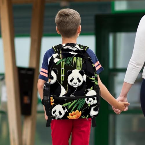 Cartables pour enfants ensemble de sac à dos et trousse panda