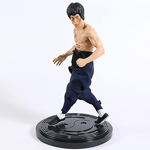 Bruce Lee Action Figure Enter The Dragon Double-Headed Statue 1/6 Limited Figure #TOP7