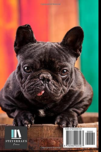 Journal: A Black Brindle French Bulldog Notebook and Lined Journal or Diary - Gift Idea for Frenchie Mom or Frenchie Dad image 3