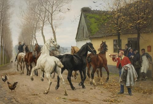 Affiches et impressions de chevaux d'art pour un salon chaleureux