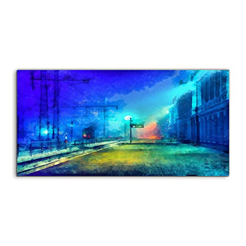 Décoration murale acryl photo paysage 100x50cm pour agrandir l'espace