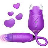Generic 2024 New Roses for Women Toy Sexy 10 Speed Adult Toys Automatic Electric Adult Toys Machine Pleasure Gifts Tool USB Rechargeable Waterproof Gifts QAa133, Purple R030