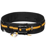 ToughBuilt ClipTech Series – Pro Padded Belt, Heavy-Duty Construction Belt with Adjustable Fit, Padded Support, and Durable Steel Buckle for All ClipTech™ Pouches and Tool Rigs (TB-CT-41P)